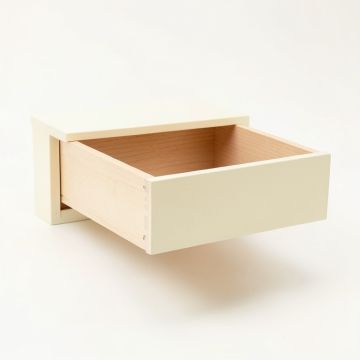 Bay Crest Under-Desk Drawer Unit - Cream (synthetic illustration; no displayed measurements)