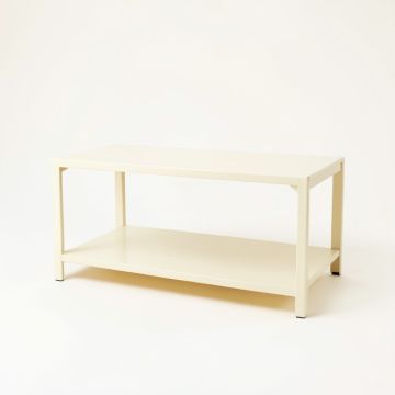 Stone Brook Narrow Outdoor Storage Bench - Cream (synthetic illustration; no displayed measurements)