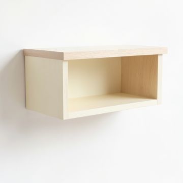 Lake Crest Wall-Mounted Shelf - Cream (synthetic illustration; no displayed measurements)