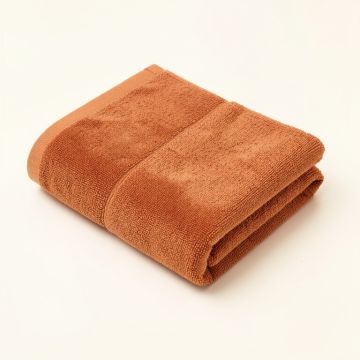 Fern Bluff Bath Towel - Terracotta (synthetic illustration; no displayed measurements)