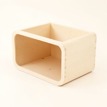 Oak Dell Empty Furniture-Style Litter Enclosure - Ivory (synthetic illustration; no displayed measurements)