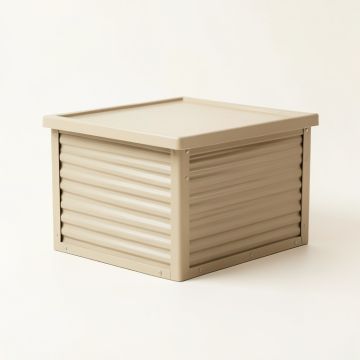 Heath Branch Closed Outdoor Storage Box - Beige (synthetic illustration; no displayed measurements)