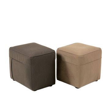 Zeitz 2 Piece Pouf