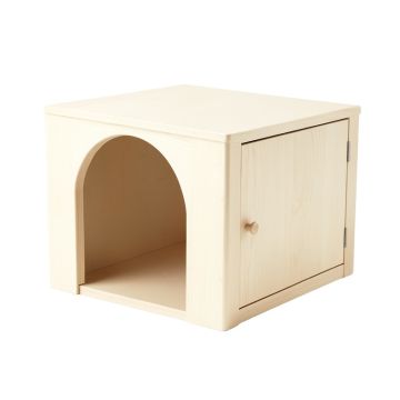 Sage Brook Empty Furniture-Style Litter Enclosure - Ivory