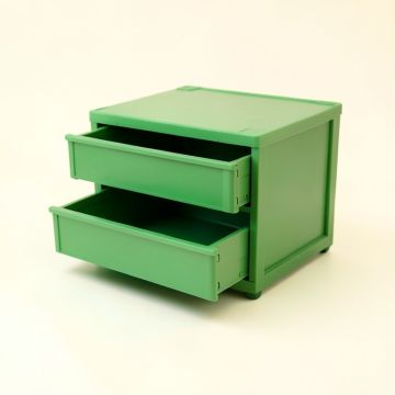 Laurel Branch Small-Parts Storage Drawer Cabinet - Green (synthetic illustration; no displayed measurements)