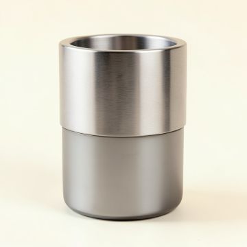 Simplehuman Tension Shower Caddy , Stainless Steel + Anodized Aluminum (synthetic illustration; no displayed measurements)