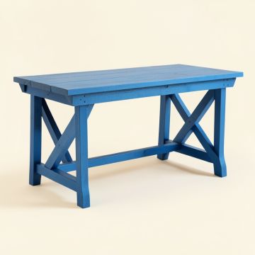 Elm Branch Empty Workshop Workbench - Blue (synthetic illustration; no displayed measurements)