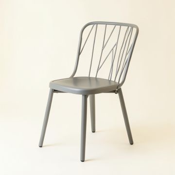 Elm Crest Dining Chair - Gray (synthetic illustration; no displayed measurements)