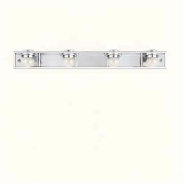 Swale 4 - Light Dimmable Polished Chrome Vanity Light (synthetic illustration; no displayed measurements)