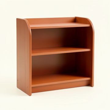 Olive Edge Desktop Shelving Unit - Terracotta (synthetic illustration; no displayed measurements)