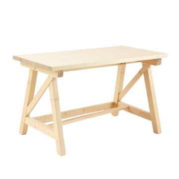 Willow Canyon Empty Workshop Workbench - Cream