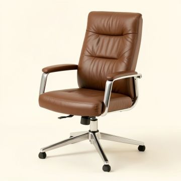 Ruka Genuine Leather Conference Chair (synthetic illustration; no displayed measurements)