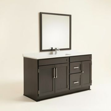 Sheffield 60 '' Double Bathroom Vanity Set (synthetic illustration; no displayed measurements)