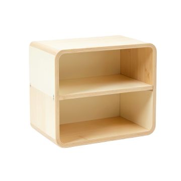 Linden Arc Low Toy Storage Unit - Cream