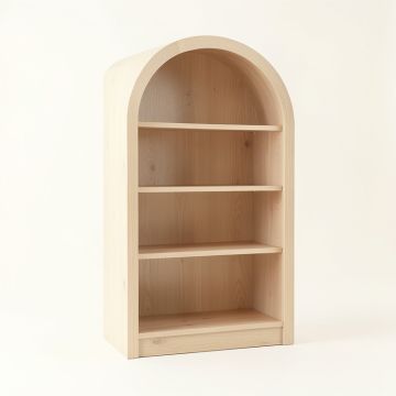 Cedar Brook Freestanding Bookcase - Beige (synthetic illustration; no displayed measurements)