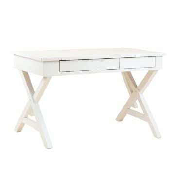 Dawn Bend Writing Desk - White (synthetic illustration; no displayed measurements)