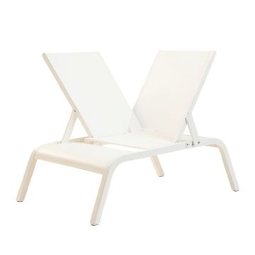 Ridge Bluff Outdoor Lounge Chair - White