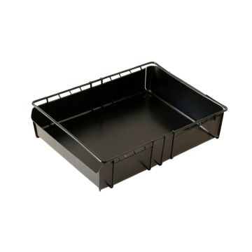 Shore Edge Empty Under-Desk Cable Tray - Black