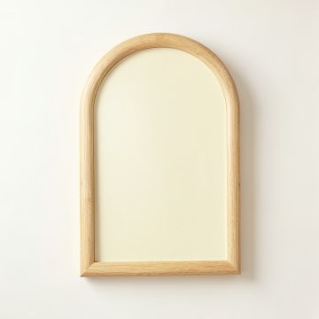 Holly Crest Framed Wall Mirror - Cream (synthetic illustration; no displayed measurements)