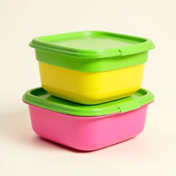 Large Plastic Kitchen Saver 3 Container Food Storage Set (synthetic illustration; no displayed measurements)