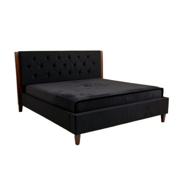 Amily Tufted Upholstered Platform Bed