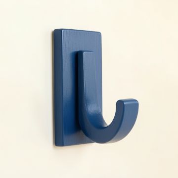 Willow Brook Wall-Mounted Robe Hook - Blue (synthetic illustration; no displayed measurements)