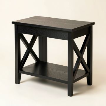 Fern Dell Side Table - Black (synthetic illustration; no displayed measurements)