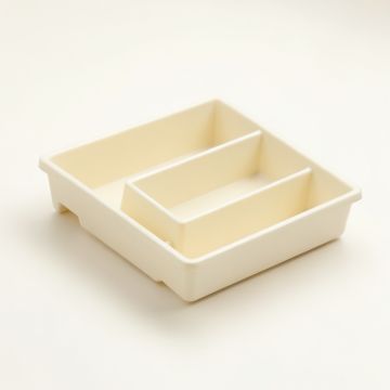 Linden Branch Empty Pantry Drawer Organizer Insert - Cream (synthetic illustration; no displayed measurements)