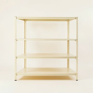 Alder Branch Empty Seed-Starting Shelving Unit Without Lights - Ivory (synthetic illustration; no displayed measurements)