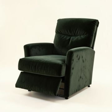Dreah 35.1 '' Wide Velvet Manual Ergonomic Recliner (synthetic illustration; no displayed measurements)