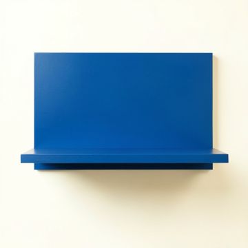 Olive Branch Wall-Mounted Shelf - Blue (synthetic illustration; no displayed measurements)