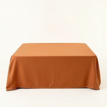 Reed Crossing Flat Bed Sheet - Terracotta (synthetic illustration; no displayed measurements)