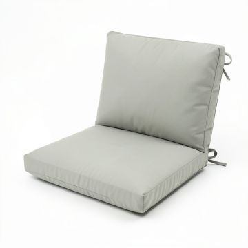 Outdoor Sunbrella Contour Dining Chair Cushion (synthetic illustration; no displayed measurements)