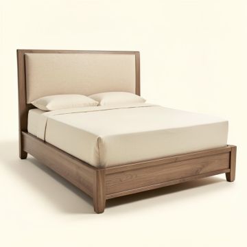 Meredian Wing Upholstered Standard Bed (synthetic illustration; no displayed measurements)