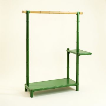 Dune Bridge Empty Garment Rack - Green (synthetic illustration; no displayed measurements)