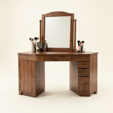Cashlin Solid Wood Vanity (synthetic illustration; no displayed measurements)