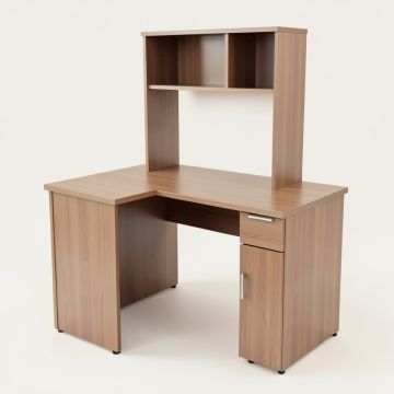 Hankins L-Shape Desk With Hutch (synthetic illustration; no displayed measurements)