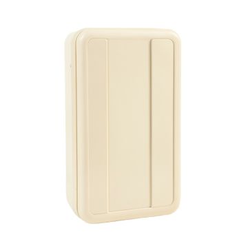 Elm Bend Narrow Outdoor Storage Bench - Cream (synthetic illustration; no displayed measurements)