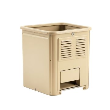 Slate Bridge Closed Garden Compost Bin - Beige