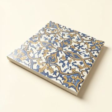 Arabesque 6 '' X 6 '' Porcelain Mosaic Tile (synthetic illustration; no displayed measurements)