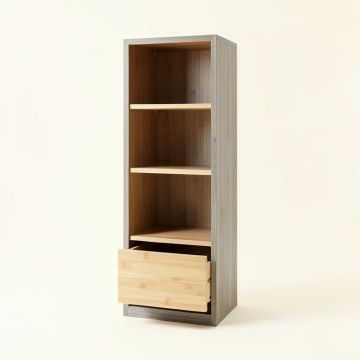 Spruce Dell Narrow Cubby Tower - Gray (synthetic illustration; no displayed measurements)