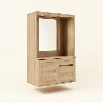Draven 24 '' Wall-Mounted Single Bathroom Vanity Set (synthetic illustration; no displayed measurements)