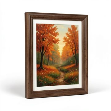Autumns Morning Light By D. Burt - Picture Frame Painting Print On Paper (synthetic illustration; no displayed measurements)