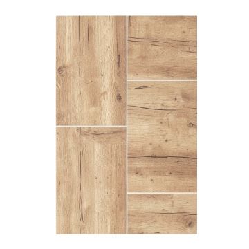 Woodwork 6 '' X 24 '' Porcelain Wood Look Wall & Floor Tile
