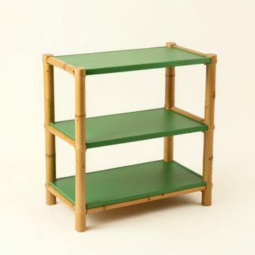 Lake Bridge Empty Countertop Canister Rack - Green (synthetic illustration; no displayed measurements)