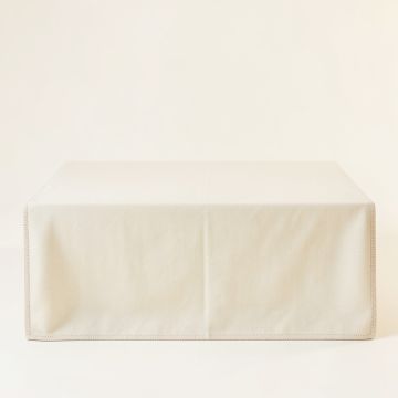 Spruce Canyon Flat Bed Sheet - Cream (synthetic illustration; no displayed measurements)