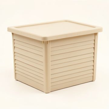 Alder Canyon Closed Outdoor Storage Box - Beige (synthetic illustration; no displayed measurements)