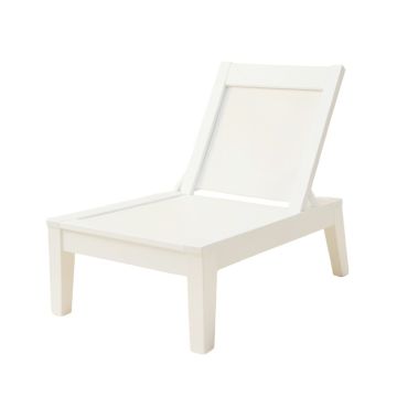 Heath Brook Outdoor Lounge Chair - White