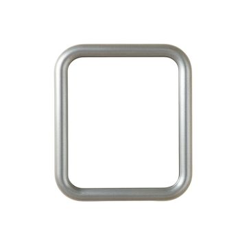 Slate Crest Framed Wall Mirror - Gray