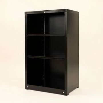 Steel Storage Cabinet 5 Shelf Metal Storage Cabinet With 4 Adjustable Shelves (synthetic illustration; no displayed measurements)
